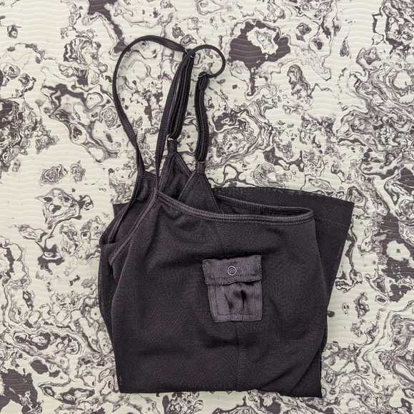 Y2K la SENZA mesh lingerie black tank top - Picture 5 of 5
